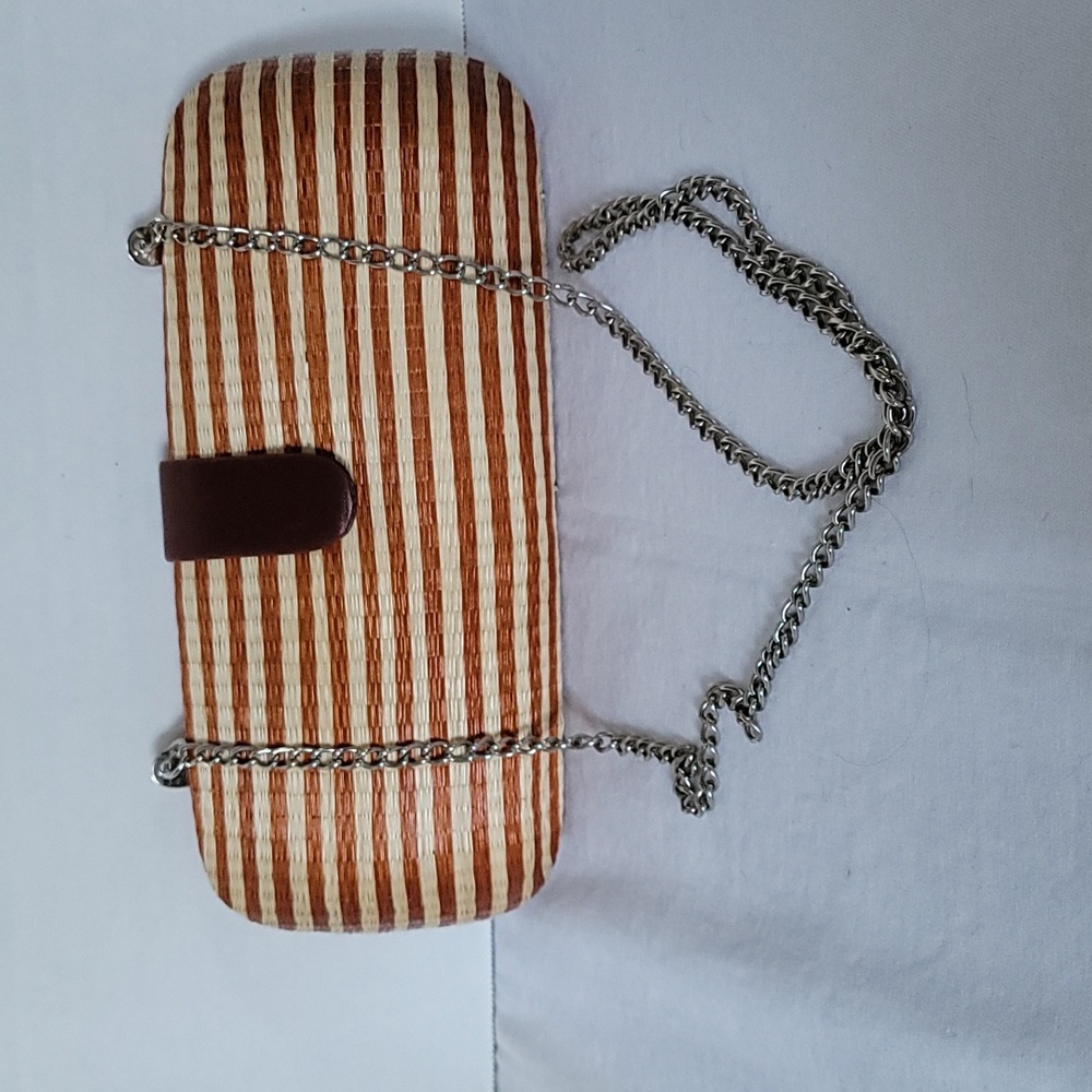 Le SAC woven shoulder/clutch handbag